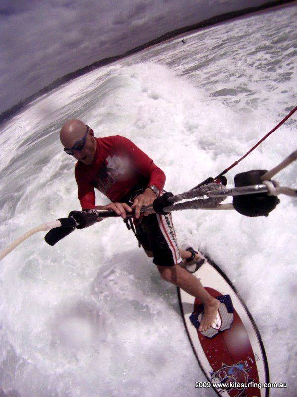 Getting past breaking waves