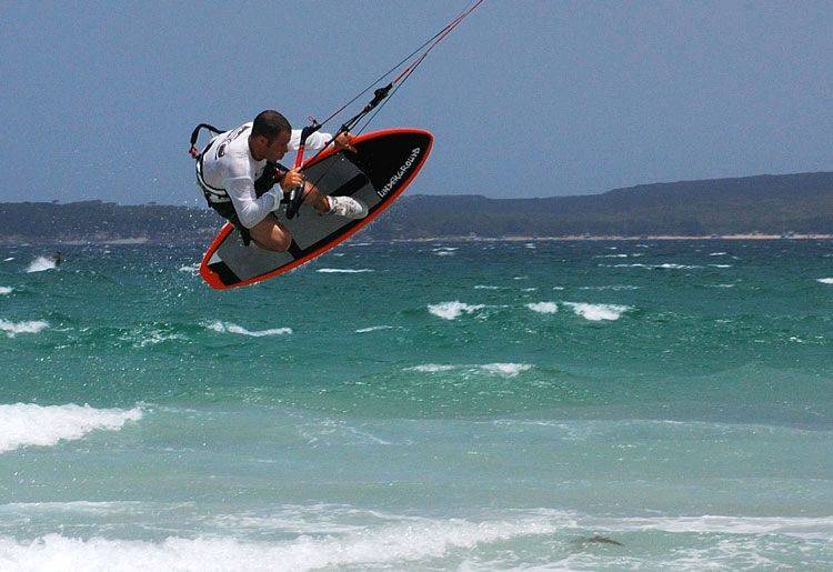 Richie on Underground surfboard