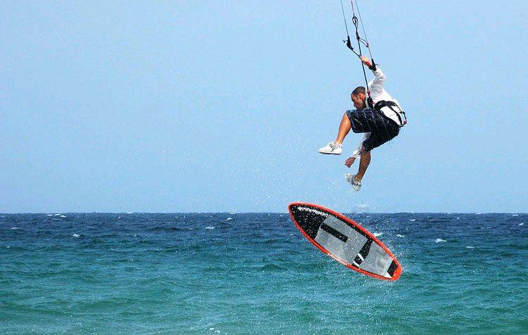 Richie on Underground surfboard