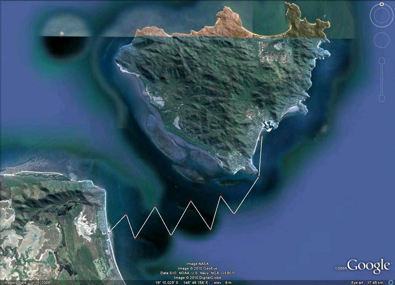 Magnetic Island to Pallarenda Downwinder. 18km