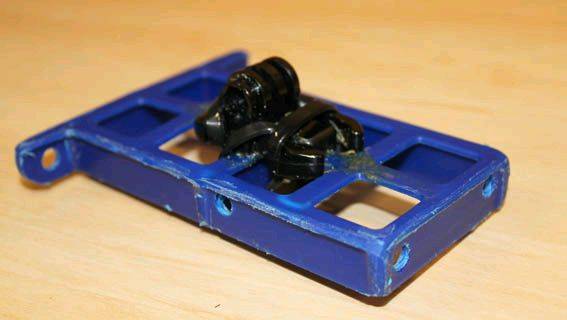 Line mount for GoPro