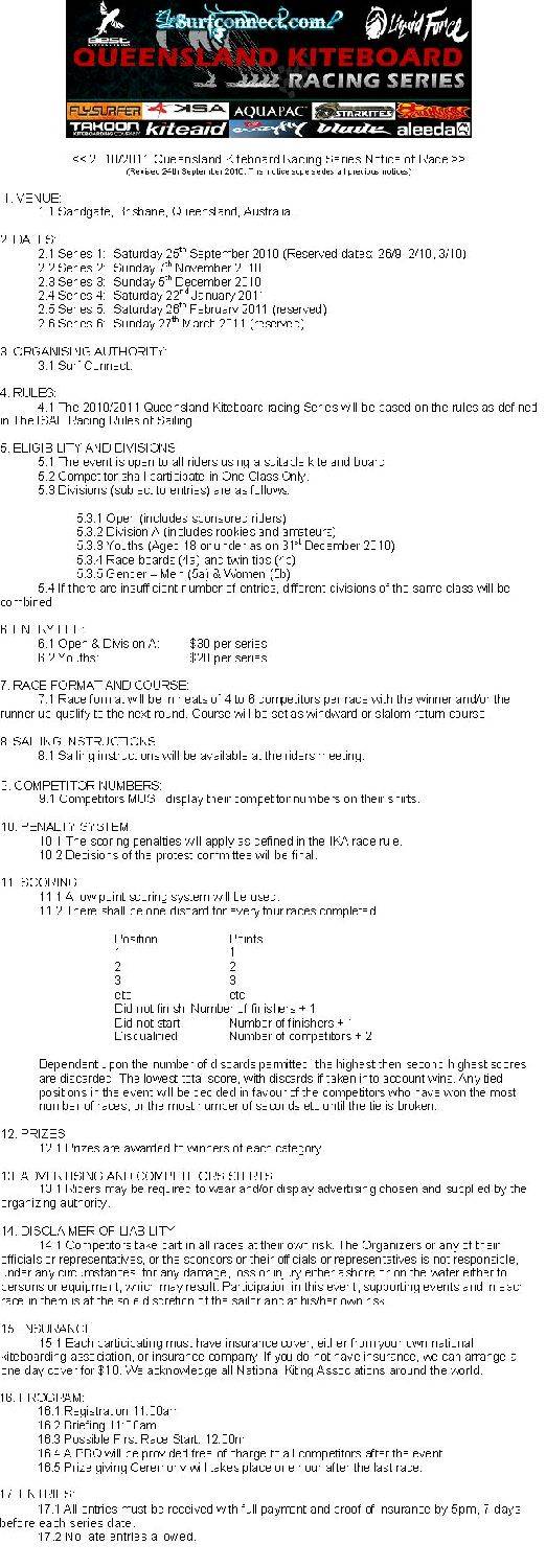Queensland Racing Series 2010/11