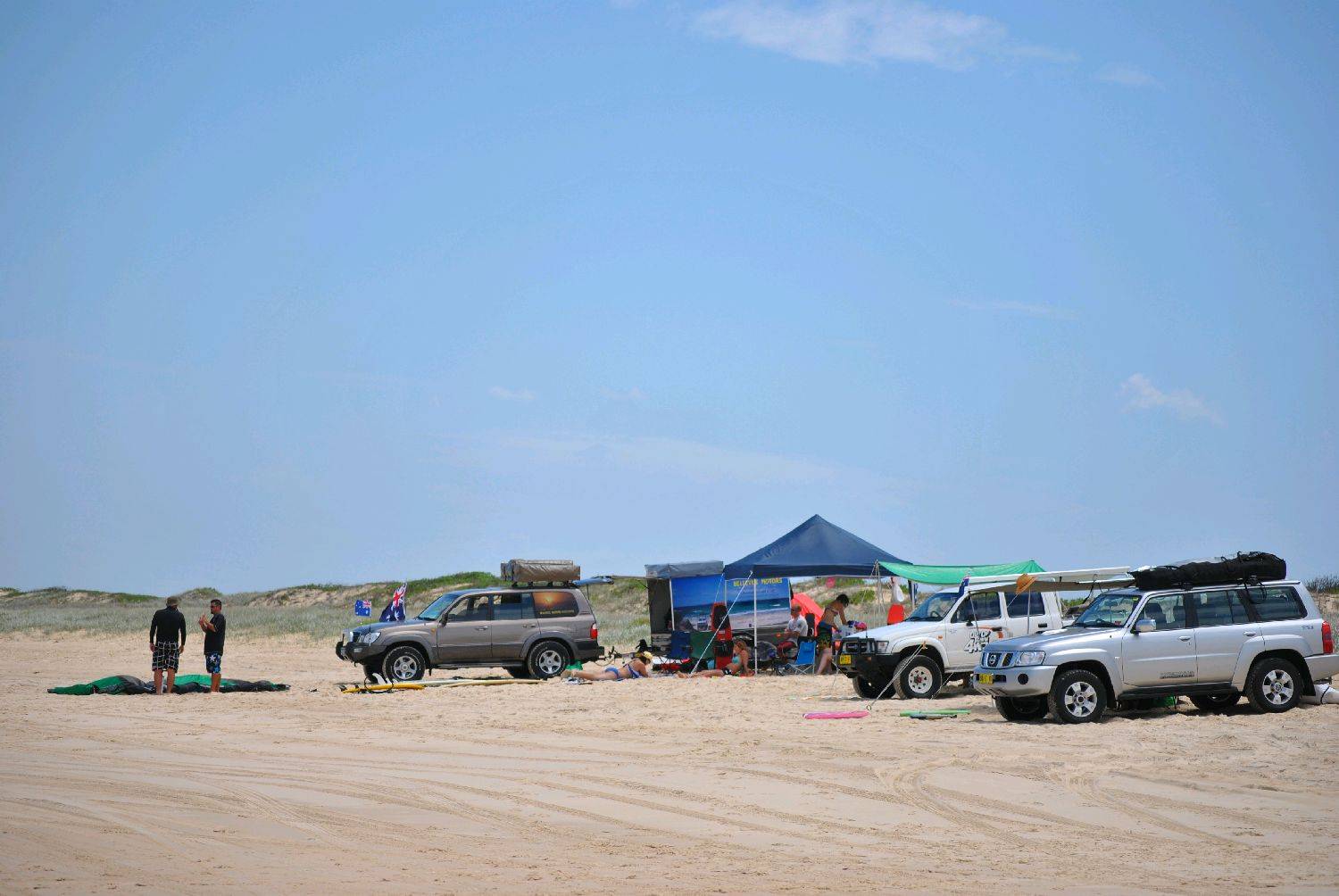 our setup last aust day