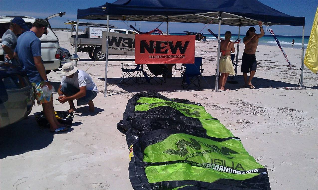 Nate spending an hour, hungover, setting up