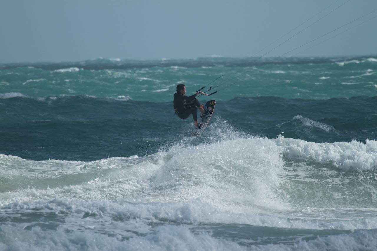 Nick W Enjoying Mullaloo Winter Session