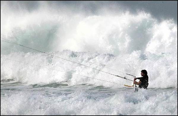 All pics. David Clark - Wind 30knts gusting 38