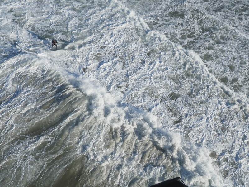 Kitesurfing at Inverloch