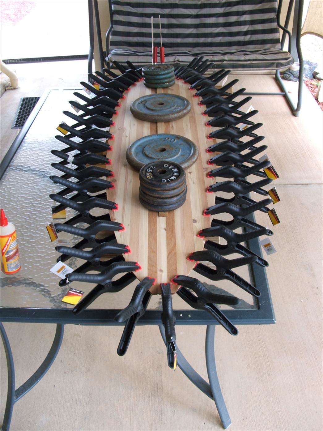 Bottom glued and clamped 002