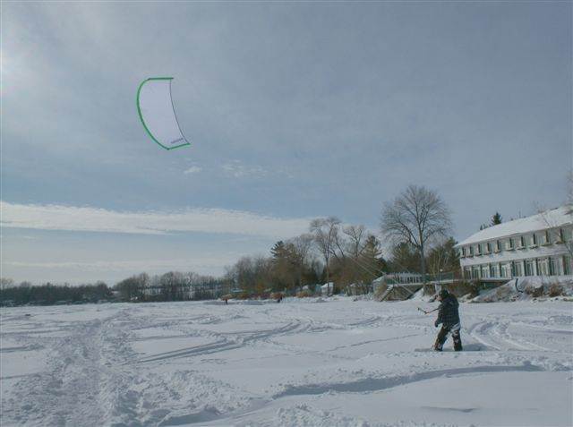 In front of main lodge