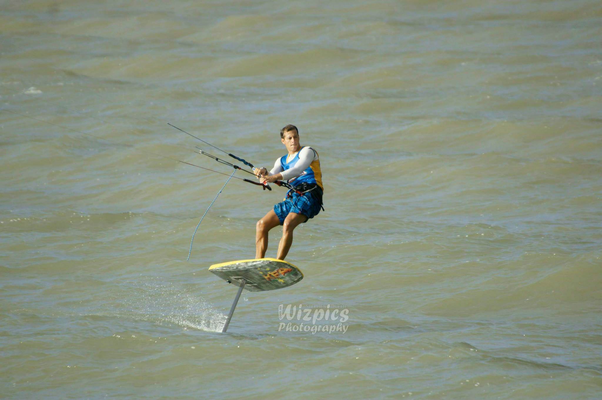 Foling on the  KFA- Kite Foil Australia