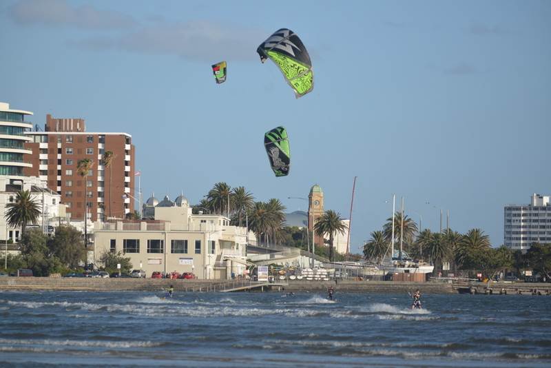 Kitesurfing St Kilda