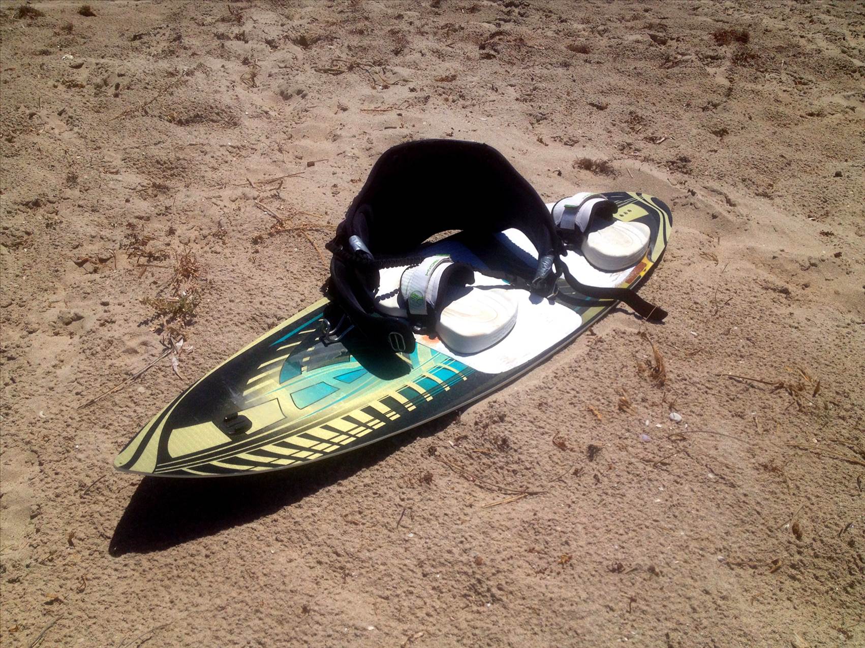 Ian's boar with newly kitted pads