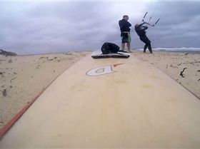 Lost delta surfboard and gopro