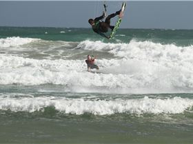 Kitesurfing