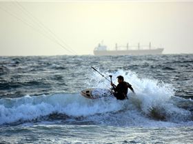 Stuck on beach, took photos