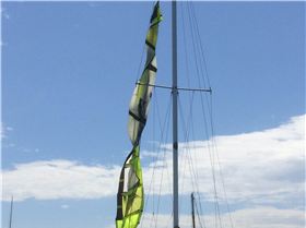 First trees then powerlines now yacht rigging