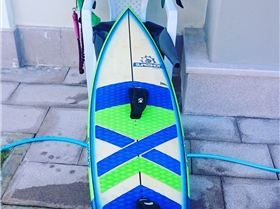 Celeritas 5'8" Straps position