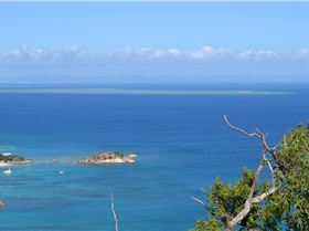 Eagle Island (in far distance - pic taken from Lizard Island)