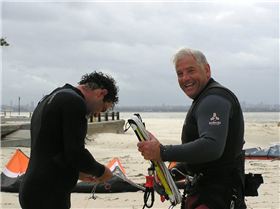 The boys on the beach