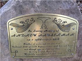 Hausey memorial plaque