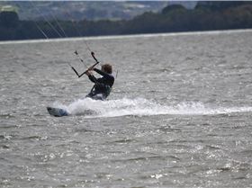 Kitesurfing