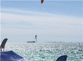 Kitesurfing