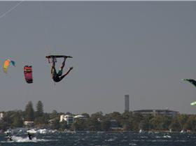 Caught in the moment.