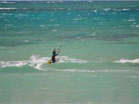 Kitesurfing