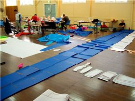 Let's make some kites. "It'll be fun" they said...