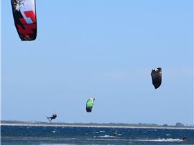Kitesurfers at Safety Bay 26th February 2017