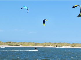 Kitesurfers at Safety Bay 26th February 2017