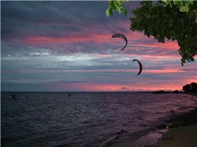 Kitesurfing