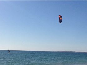 Kitesurfing