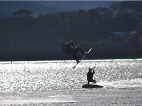 Kitesurfing