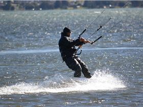 Kitesurfing
