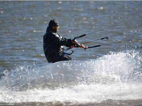 Kitesurfing