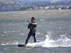 Kitesurfing