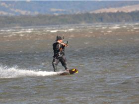 Kitesurfing