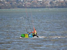 Kitesurfing