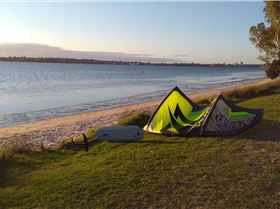 Kitesurfing