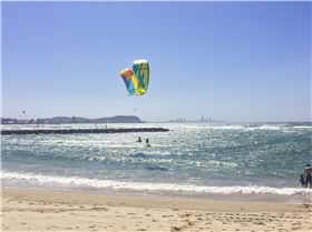 Today in Currumbin QLD was such a great day! Wind was solid :) OMG we love kiteboarding so much!