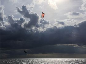 Nice little light wind jump