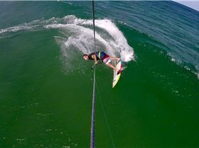 Kitesurfing