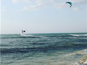 Kitesurfing