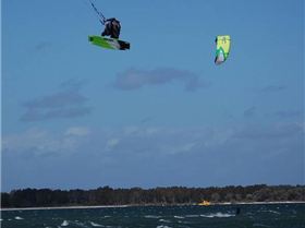 Some of the local crew watching the action.