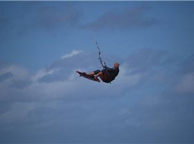 The Big Fella in flight on the Kitepower demo day