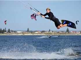 Kitesurfing