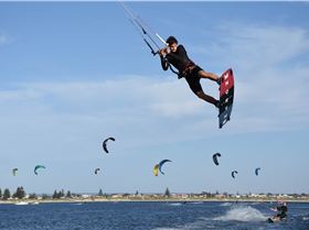 Kitesurfing