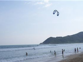 kiteboarding in China 
