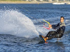 Kitesurfing